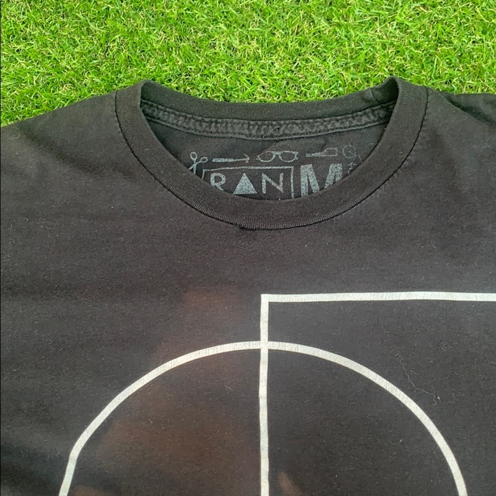 Random Objects ‘Peace Is Simple’ Black T Shirt - image 5